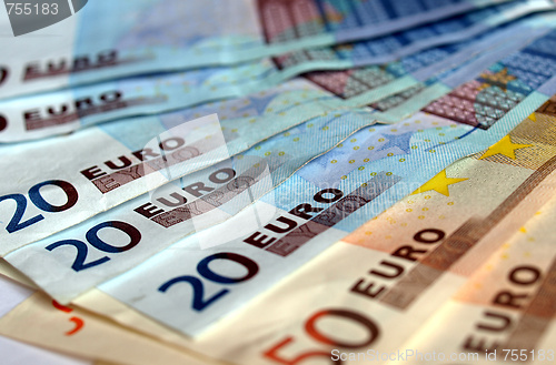 Image of Euro notes