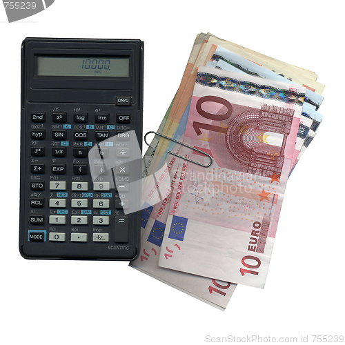 Image of Money with calculator