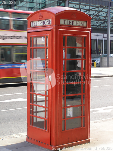 Image of London telephone box