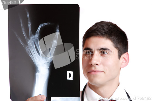 Image of Caucasian mid adult male doctor