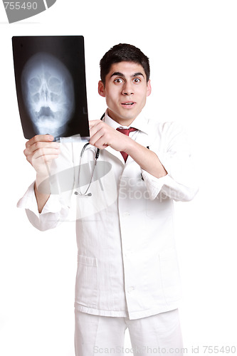 Image of Caucasian mid adult male doctor