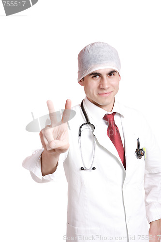 Image of Doctor with stethoscope