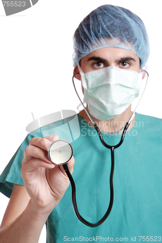 Image of Doctor with stethoscope