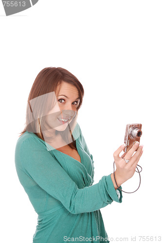 Image of woman talking a picture