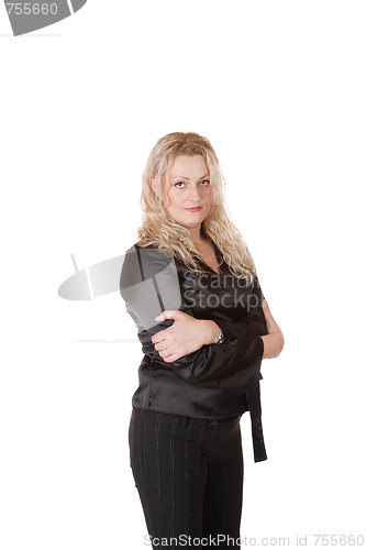 Image of young attractive business woman