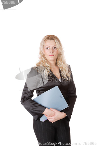 Image of young attractive business woman