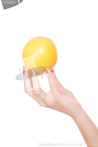 Image of Orange in hand
