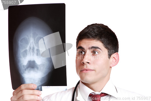 Image of Caucasian mid adult male doctor