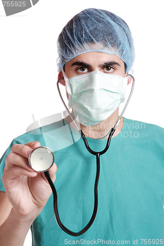 Image of Doctor with stethoscope