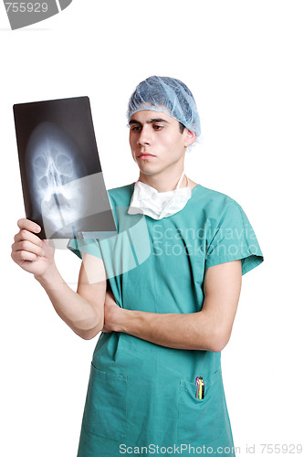 Image of Caucasian mid adult male doctor