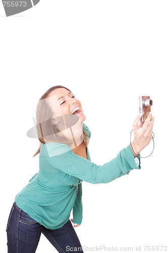 Image of woman talking a picture