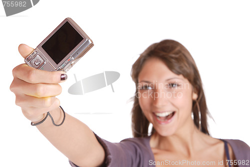 Image of woman talking a picture