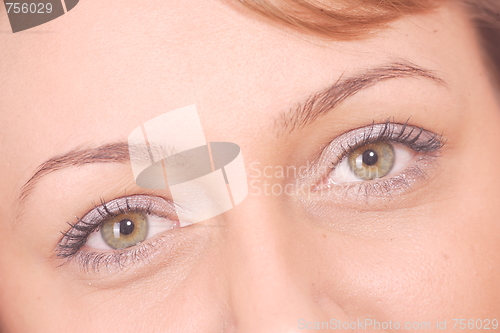 Image of Beautiful woman eyes