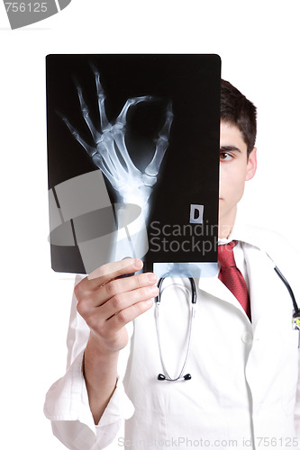 Image of Caucasian mid adult male doctor