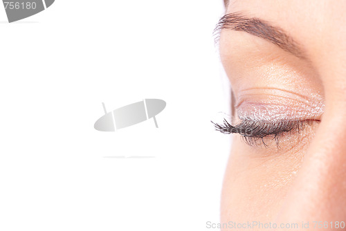 Image of Beautiful woman eyes