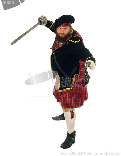 Image of Scottish warrior