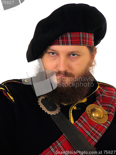 Image of Scottish warrior