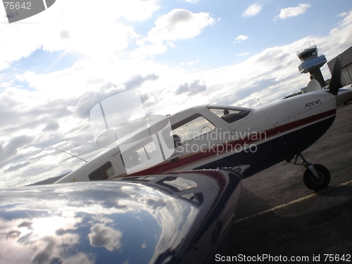 Image of Aircraft & Tower