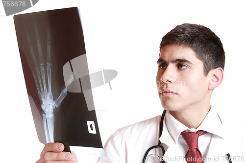 Image of Caucasian mid adult male doctor