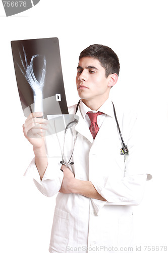 Image of Caucasian mid adult male doctor
