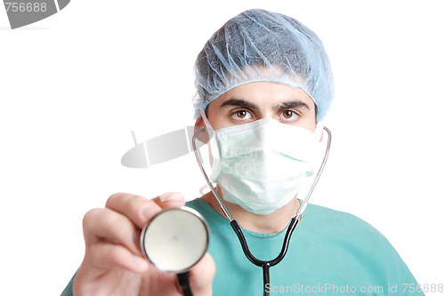 Image of Doctor with stethoscope