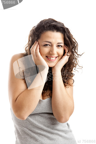 Image of Happy young woman