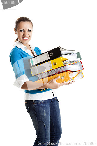 Image of Beautiful female student