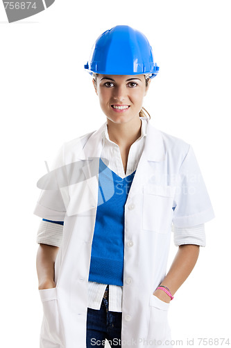 Image of Female technician