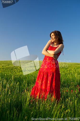 Image of Beautiful young woman