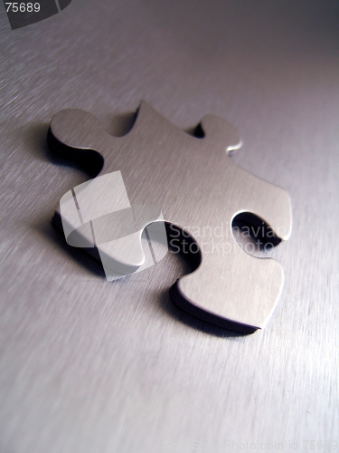 Image of Metallic jigsaw