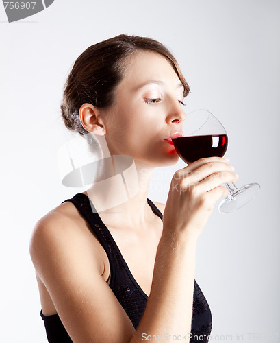 Image of Drinking wine