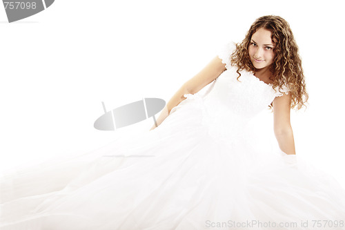 Image of Pretty curly bride