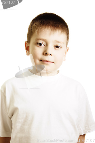 Image of Boy in white shirt