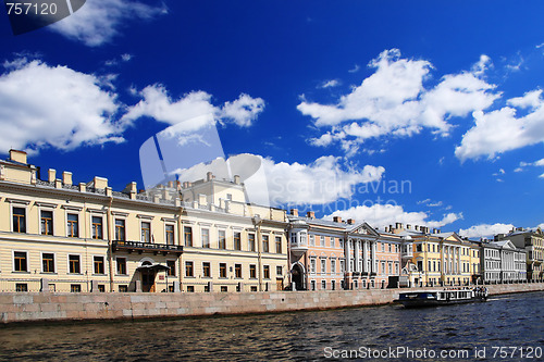 Image of Buildings alongside channel