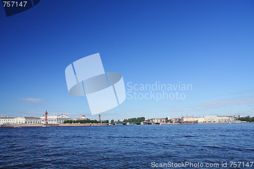 Image of Blue sky over Saint Petersburg