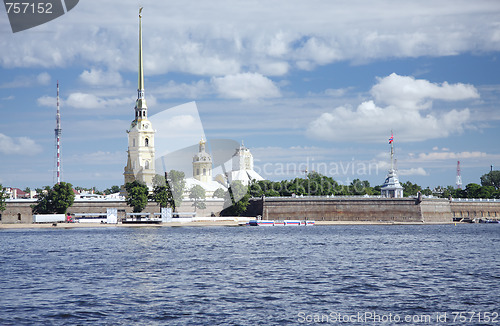 Image of Peter and Pavel Fortress skyline