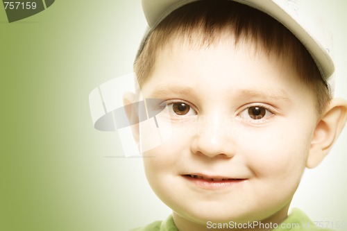 Image of Boy in green