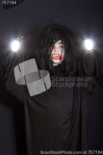 Image of Vampire with light