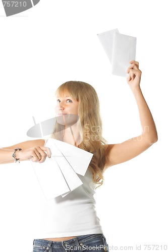 Image of Dancing with envelopes