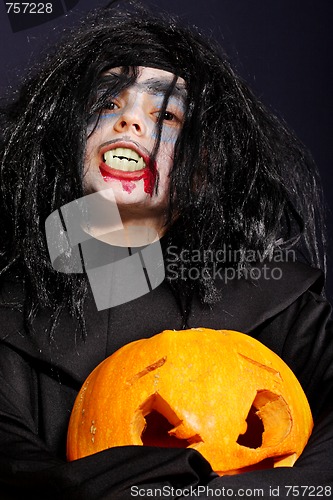 Image of Vampire at Halloween