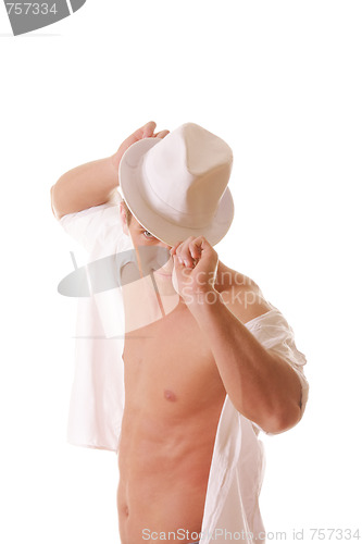 Image of Guy in shirt and hat