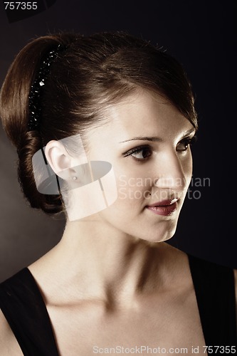 Image of Portrait of young woman