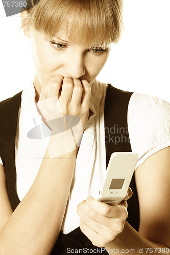 Image of Nervous due message