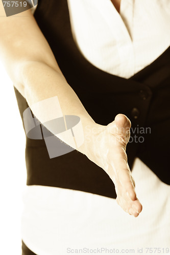 Image of Hand outstretched for shake