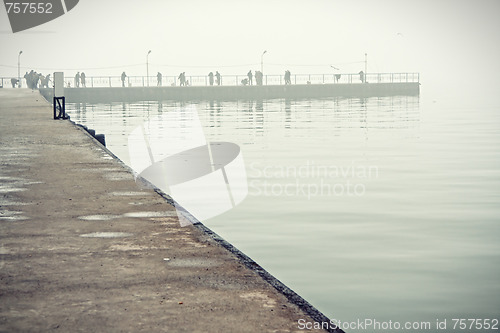 Image of Artificial bay in Azov sea