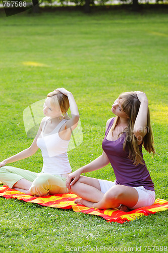 Image of Yoga in park