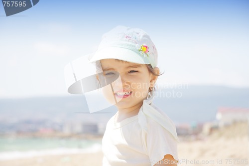 Image of Girl on beach