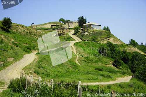 Image of Houses on hill