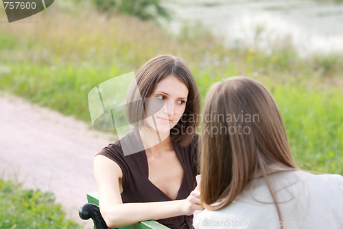 Image of Thoughtful woman