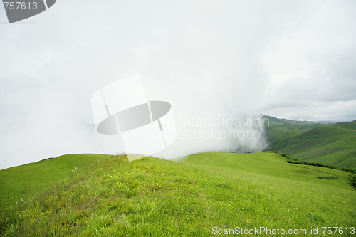 Image of Fog in mountains